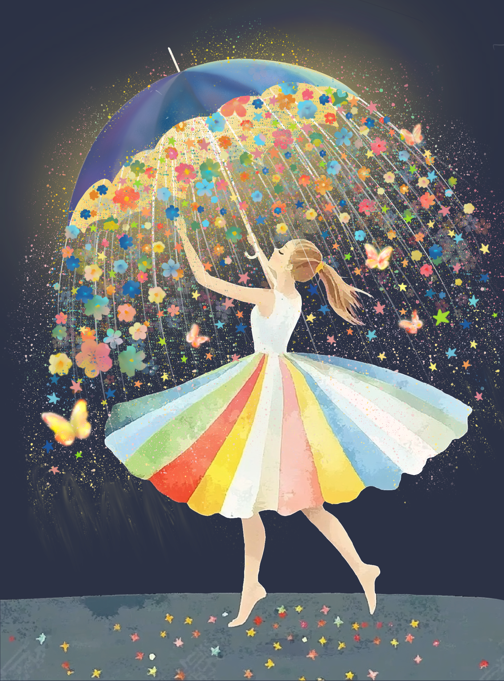 Healing story illustration