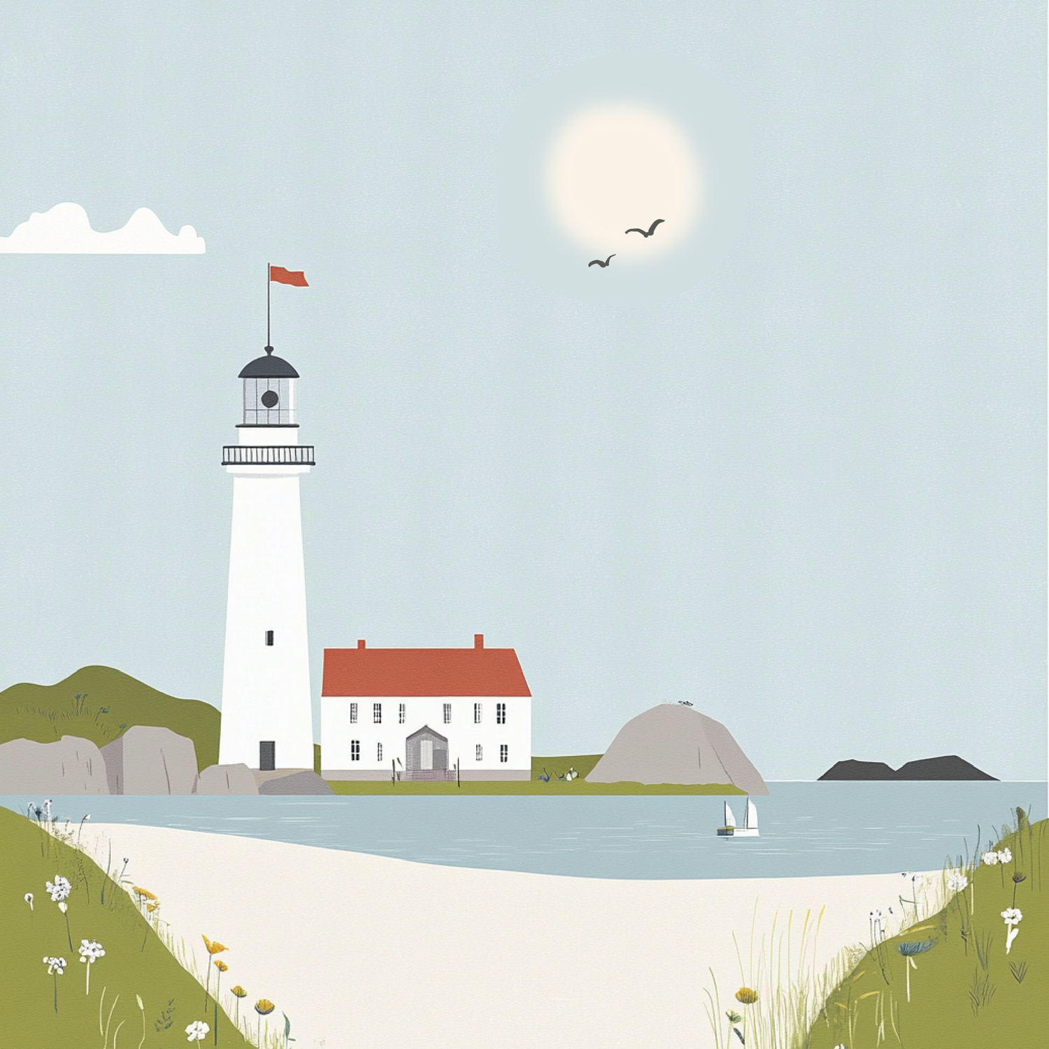 Lighthouse illustration